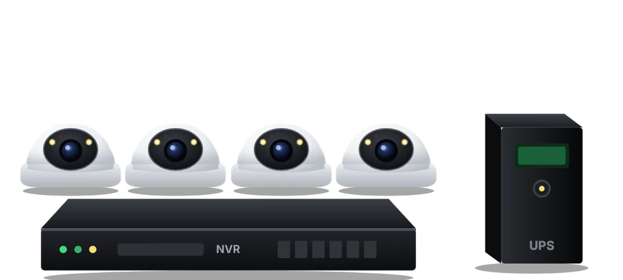 TP-Link VIGI 4K Essential CCTV kit: cameras, recorder and UPS
