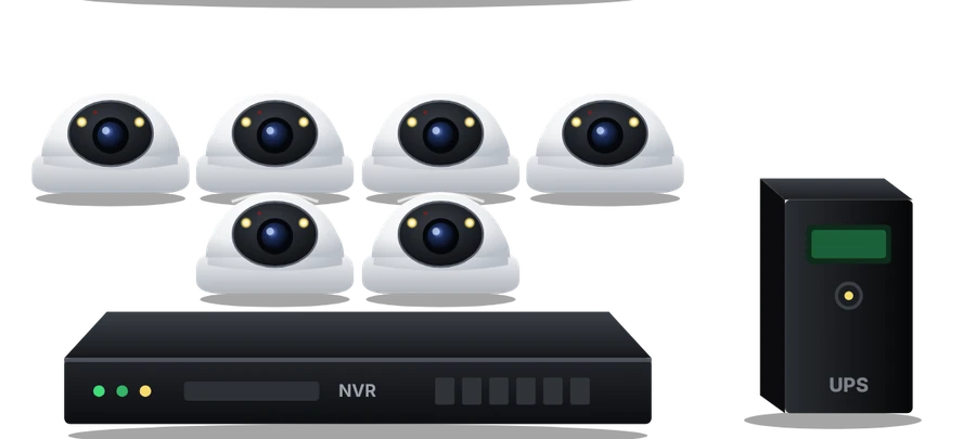 TP-Link VIGI 4K Pro CCTV kit: cameras, recorder and UPS