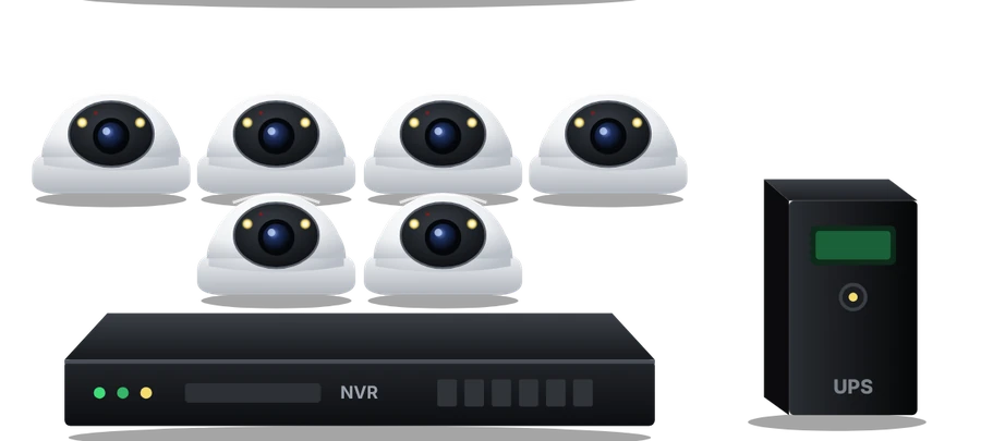 TP-Link VIGI Home Plus CCTV kit: cameras, recorder and UPS
