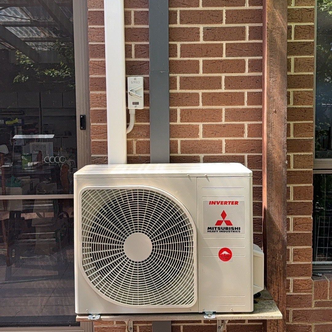 Split system outdoor unit installation