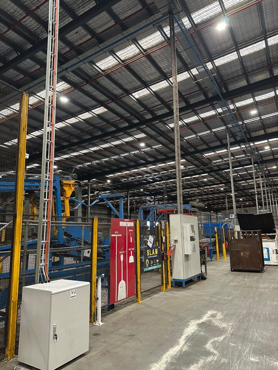 Industrial site electrical and data work