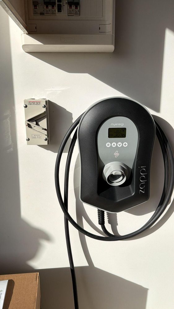 EV charger installation