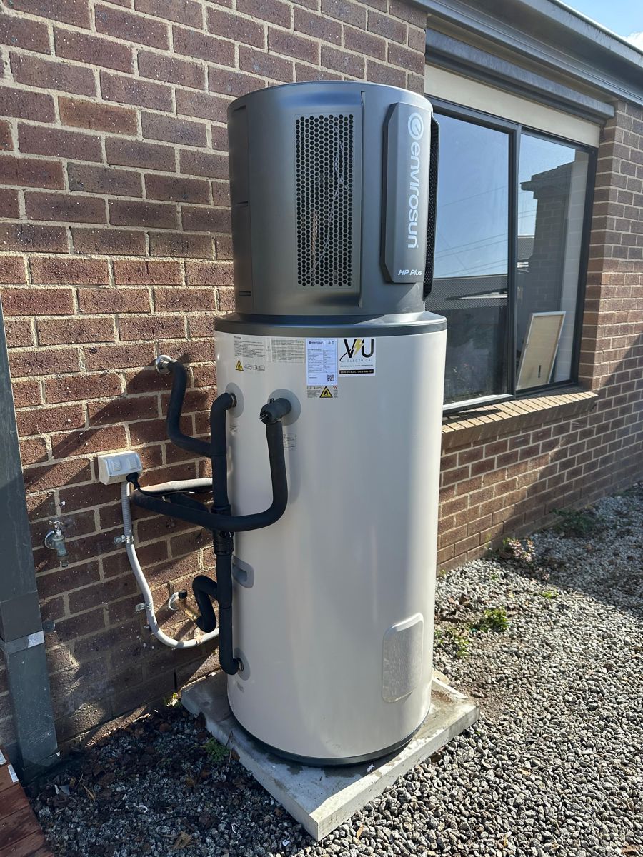Heat pump hot water system installation