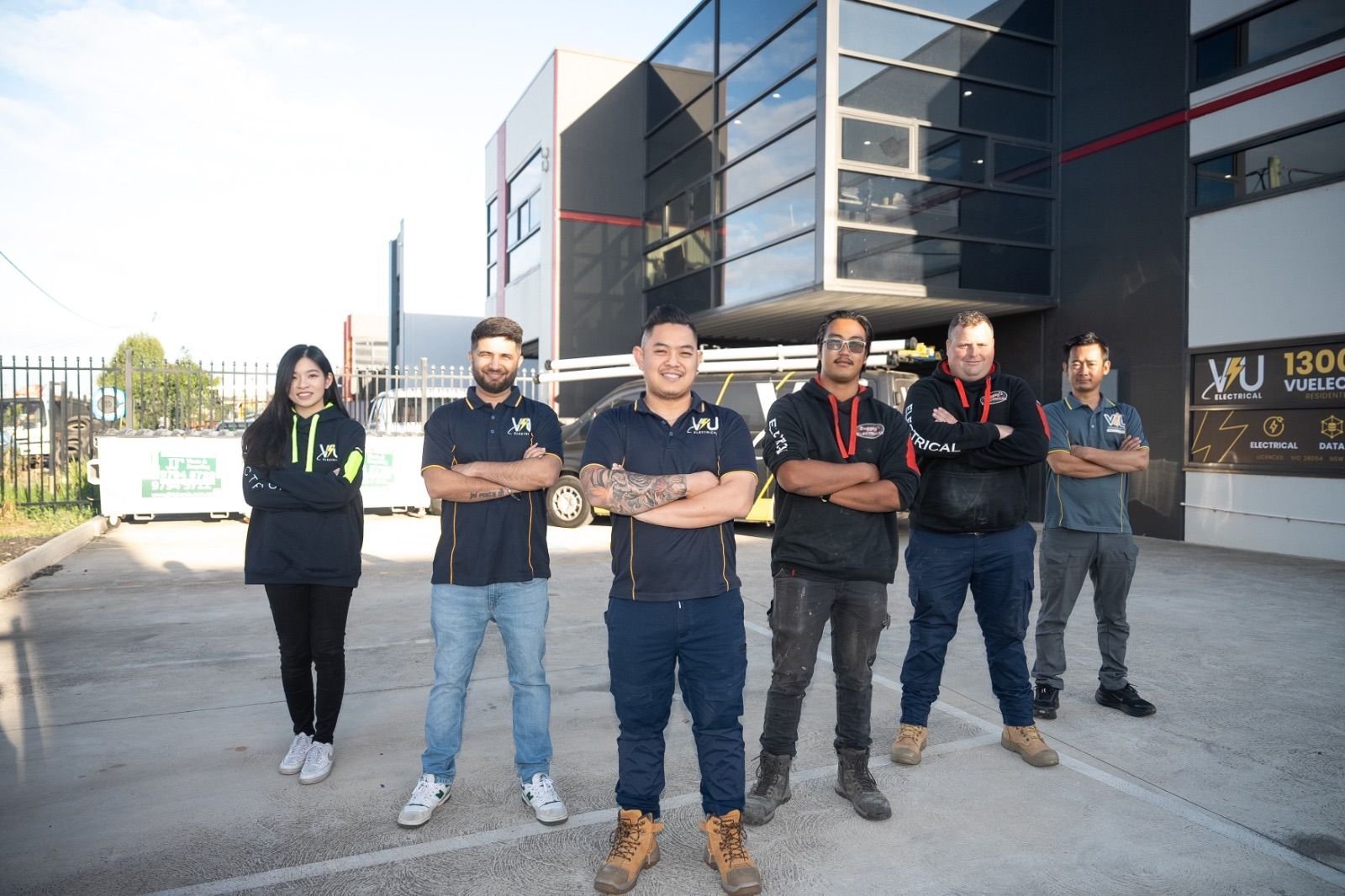 The VU Electrical team